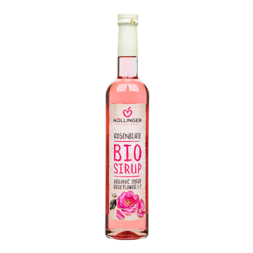 BIO sirup květ růže 500 ml Hollinger 